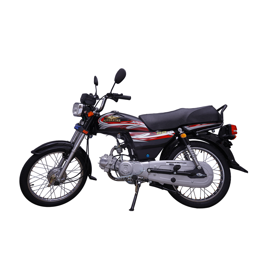 Super Star 70cc | 4 Gears | Red & Black– 2025 Model